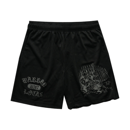 Warren Lotas Demon Guard Mesh Shorts - Black