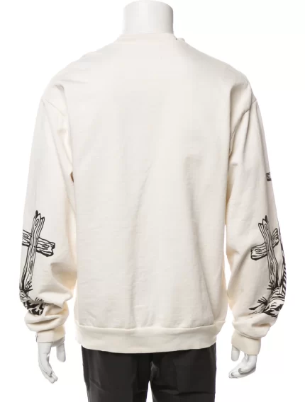 Warren Lotas Printed Crew Neck Sweatshirt