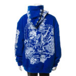 Warren Lotas Crew Neck Hoodie - Blue