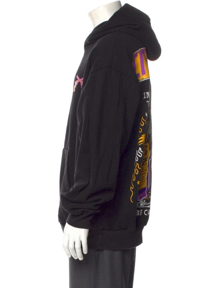 Warren Lotas Crew Neck Black Hoodie