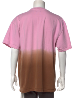 Warren Lotas Printed Crew Neck T-Shirt - Pink/Brown