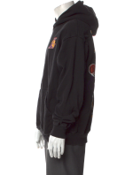 Warren Lots Crew Neck Hoodie - Black