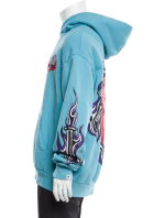 Warren Lotas Crew Neck Hoodie - Sky Blue