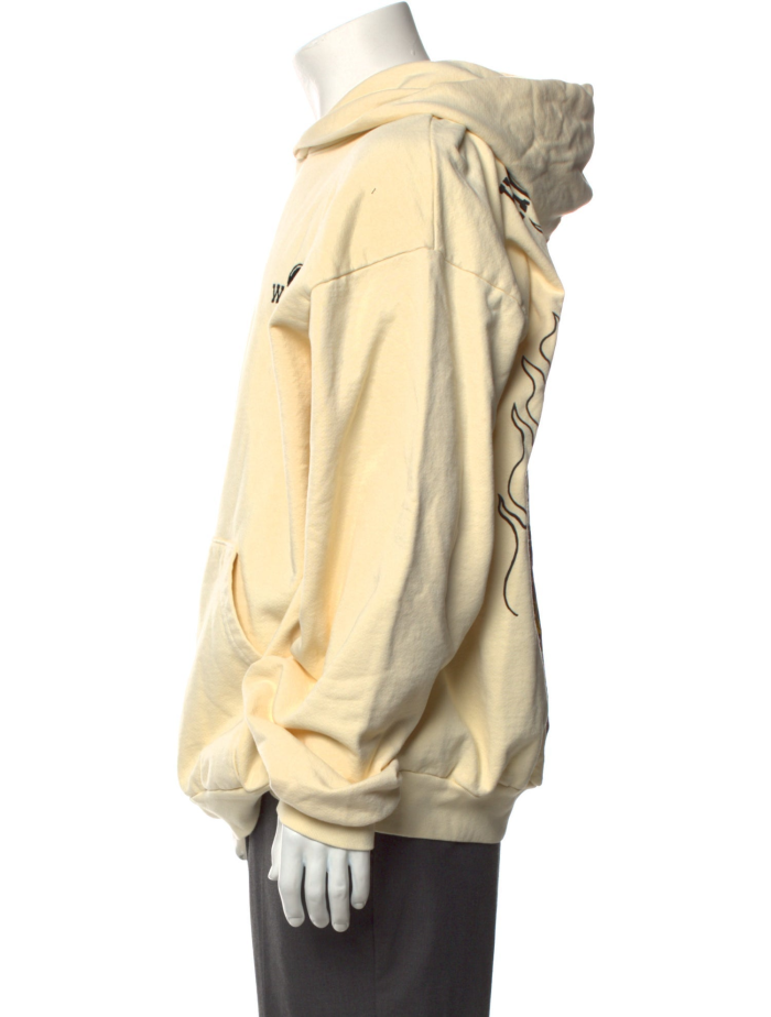 Warren Lotas Crew Neck Long Sleeve Hoodie - Beige