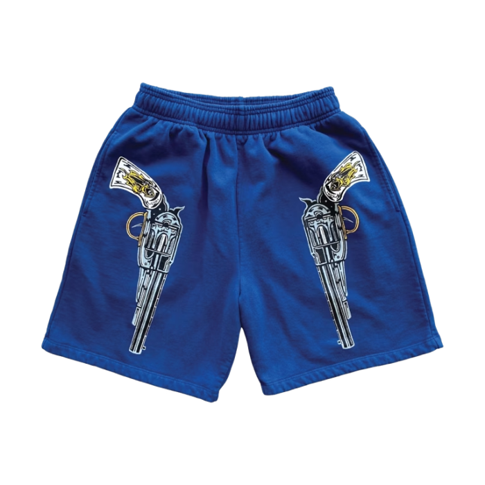 Warren Lotas 6 Guns Shorts – Navy