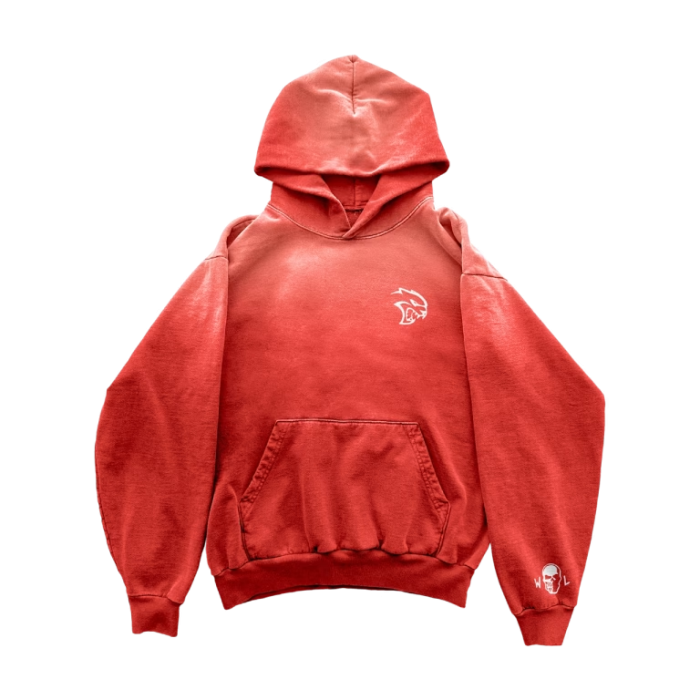 Warren Lotas Hellcat Gatekeeper Hoodie Red