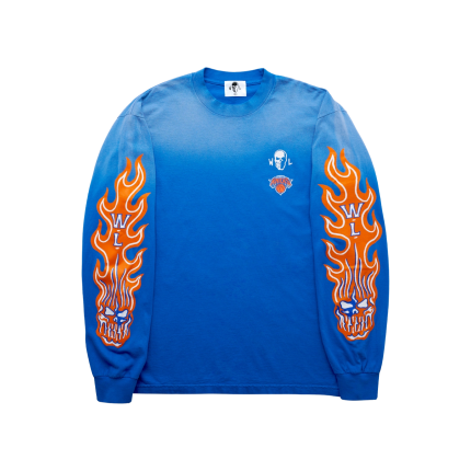 Warren Lotas New York Long Sleeve Sweatshirt - Blue