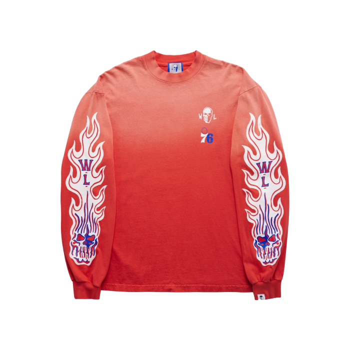 Warren Lotas Philadelphia Long sleeve Sweatshirt - Red