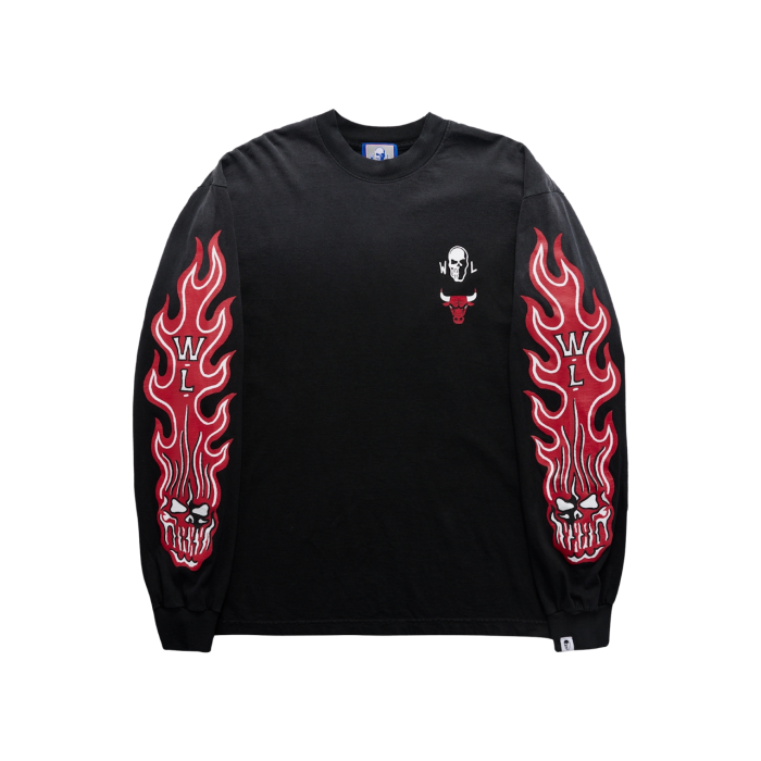 Warren Lotas Chicago Bulls Long Sleeve Sweatshirt - Black