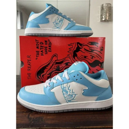 Warren Lotas Reaper Dunk Electric Blue Shoes